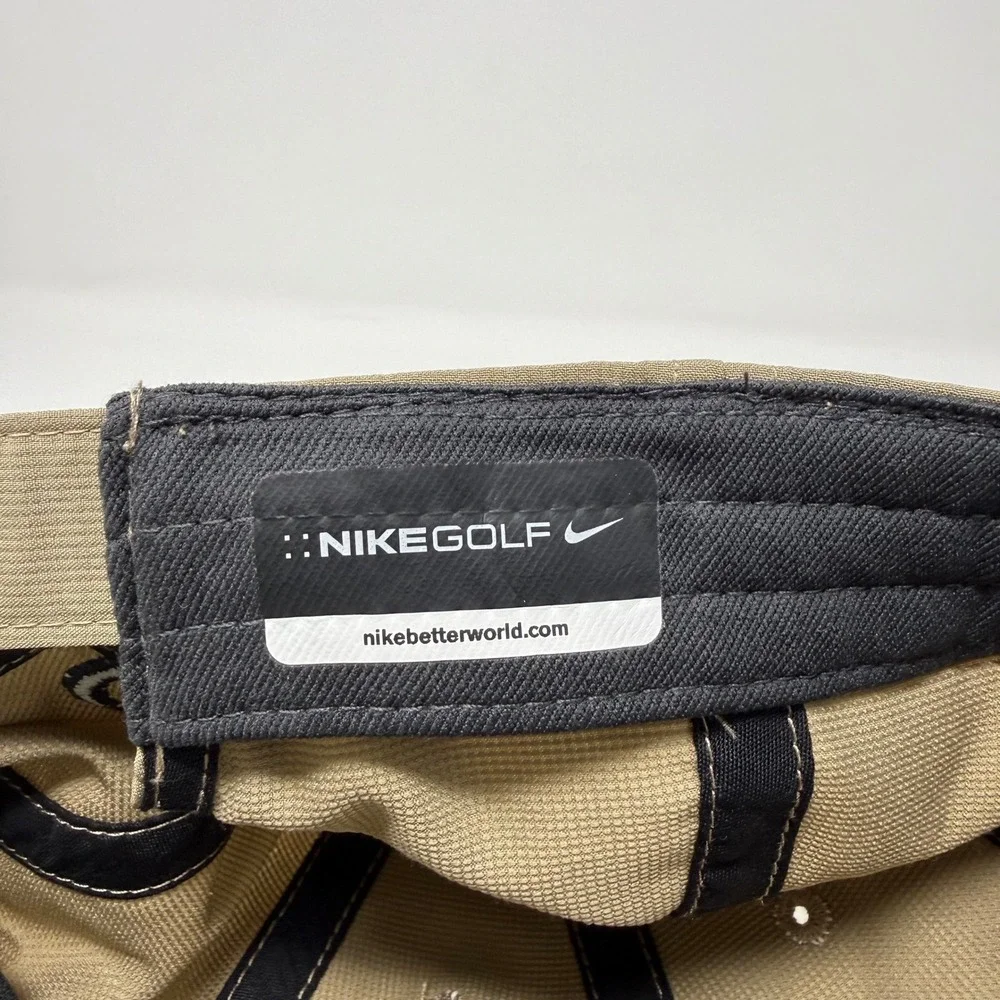 Nike Golf Hat Mens‎ One Size Khaki Tan Dri-FIT Adjustable Swoosh Baseball Cap